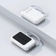 Mini solar power bank comes with a 20000mAh outdoor camping portable large capacity mobile power supply Online