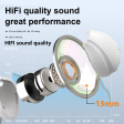 JS352 Headphones HIFI Sound Big Battery Life Clip-On Earbuds LED Display TWS Wireless Earphone For Gaming Sport Supply