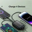 Mini solar power bank comes with a 20000mAh outdoor camping portable large capacity mobile power supply Online