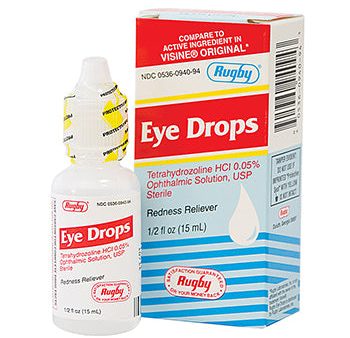 Eye Drops 1 2 oz (15mL) Rugby Supply