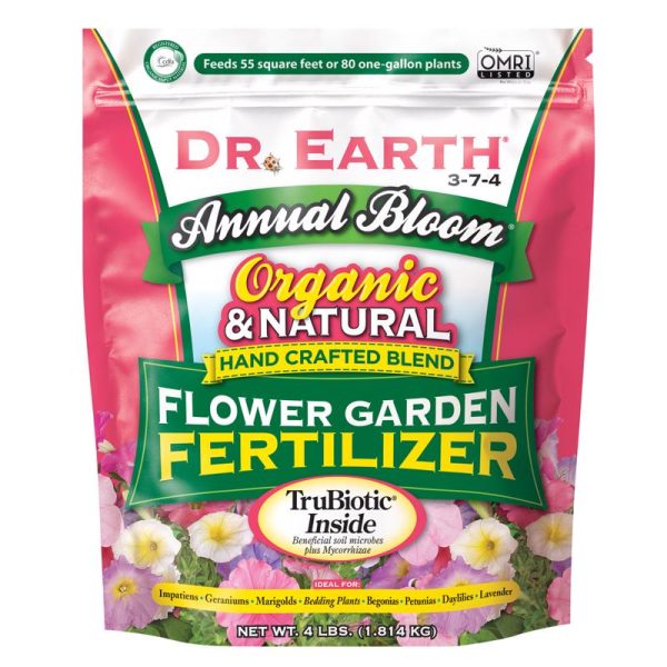 Dr. Earth Annual Bloom Organic Granules Marigold, Daylilies Plant Food 4 lb Online Sale