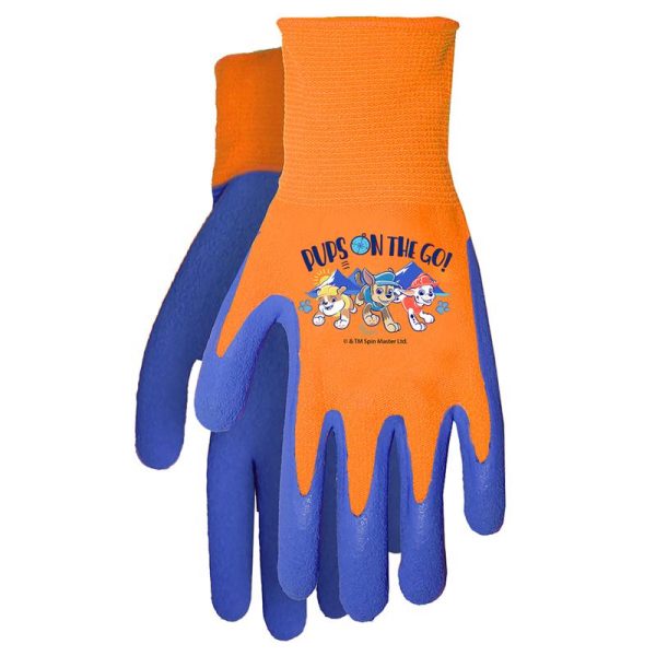 Midwest Quality Gloves Warner Bros Unisex Outdoor Garden Grip Gloves Blue Orange Youth 6 pk Hot on Sale