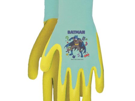 Midwest Quality Gloves Warner Bros Child s Outdoor Gardening Gloves Black Yellow Youth 1 pair Sale