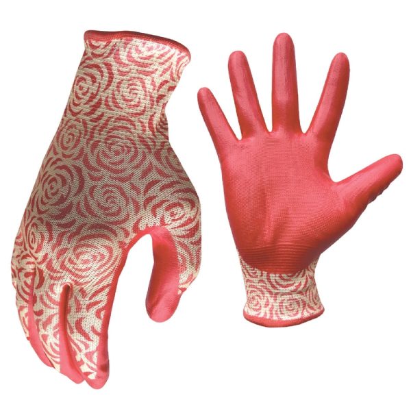 Digz Women s Indoor Outdoor Gardening Gloves Pink M L 3 pair Online