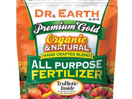 Dr. Earth Premium Gold Organic Flowers Fruits Vegetables All Purpose Fertilizer 4 lb For Cheap