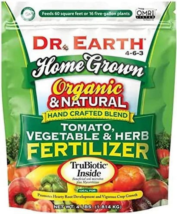 Dr. Earth Home Grown Organic Granules Tomatoes Plant Food 4 lb Online now